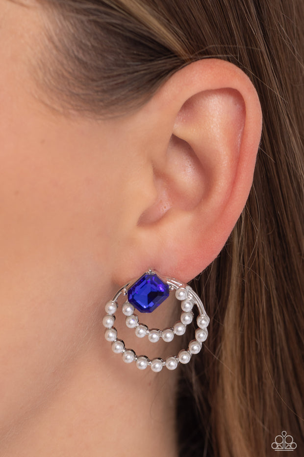 Double Standard - Blue Earring