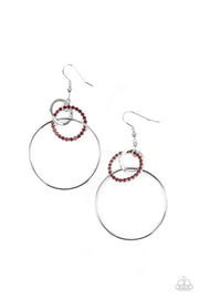 In An Orderly Fashion-Red Earring