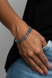 Get This GLOW On The Road-Blue Bracelet