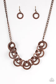 Treasure Tease-Copper Necklace