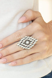 Incandescently Irresistible-White Ring