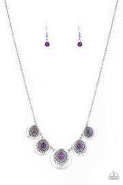 Solar Beam-Purple Necklace