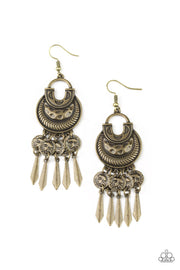 Give Me Liberty-Brass Earring