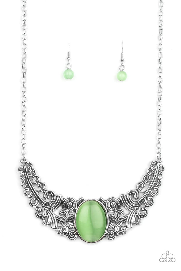 Celestial Eden-Green Necklace