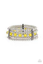 Gloss Over The Details-Yellow Bracelet