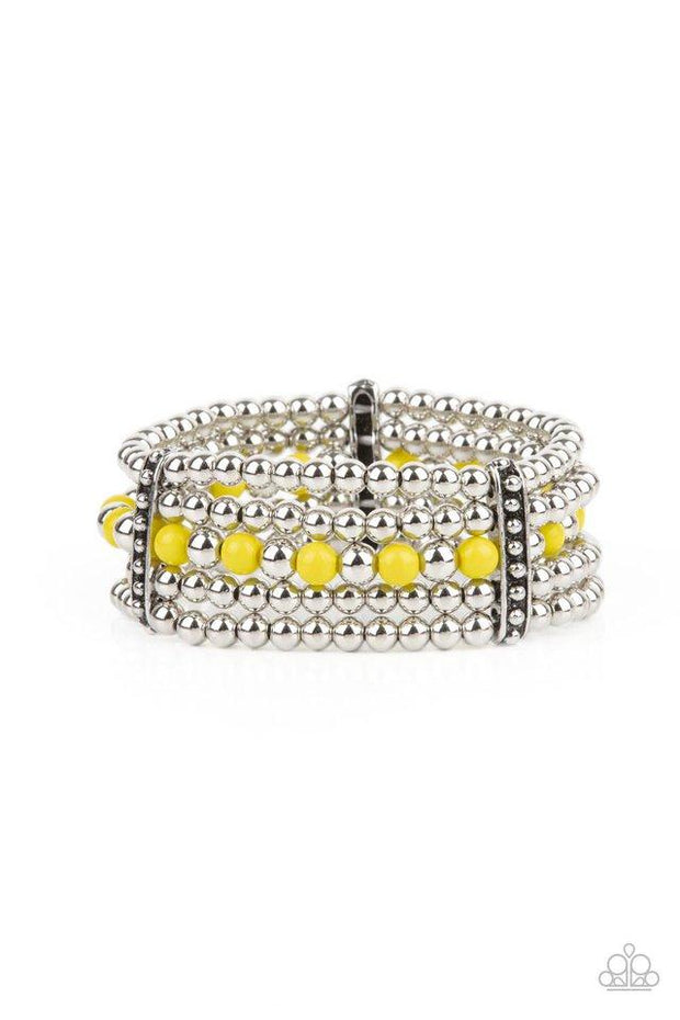 Gloss Over The Details-Yellow Bracelet