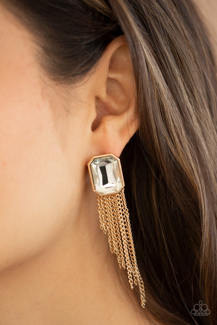 Save for a REIGNy Day-Gold Post Earring