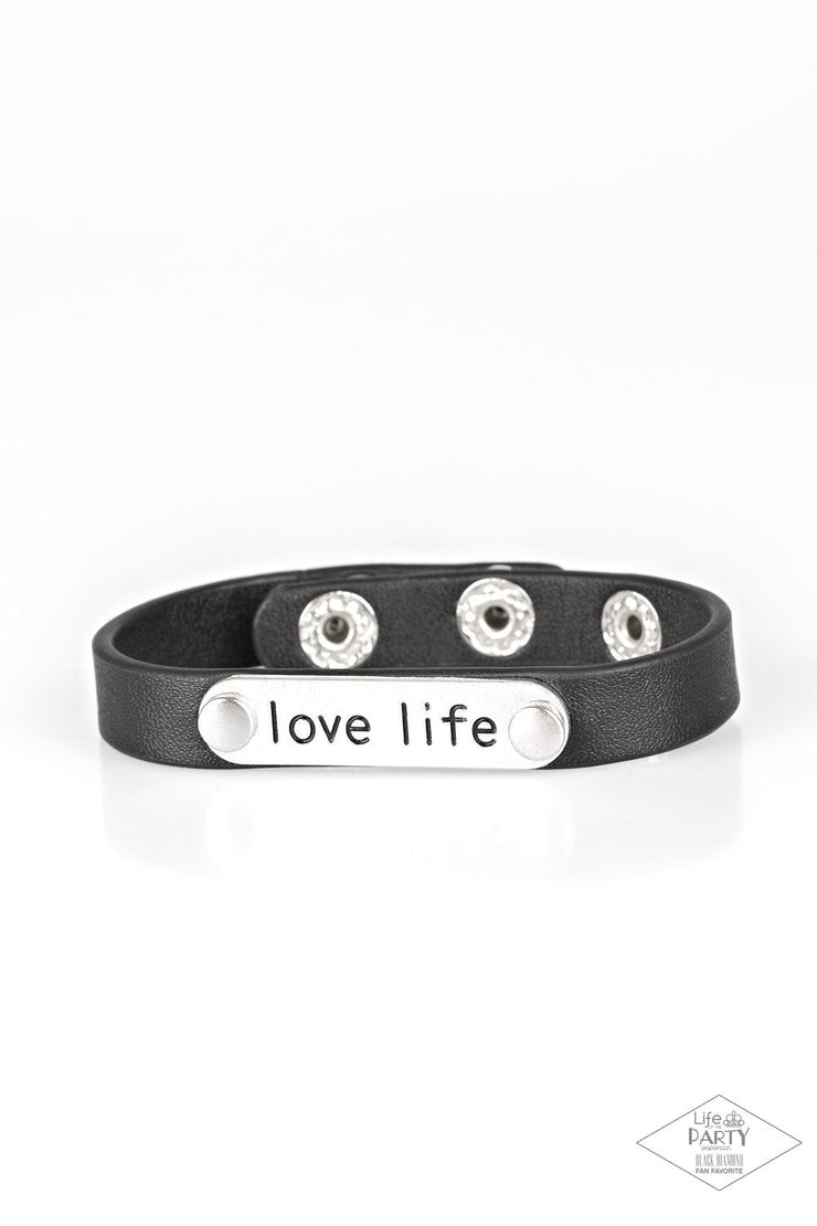 Love Life-Black Bracelet