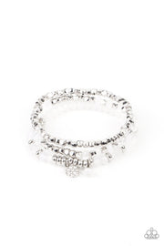 Glacial Glimmer-White Bracelet
