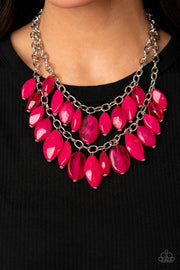 Palm Beach Beauty-Pink Necklace