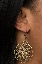 Tour De Taj Mahal-Brass Earring