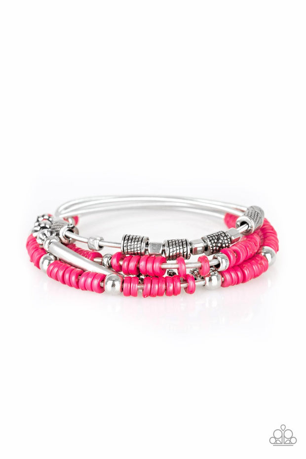 Tribal Spunk-Pink Bracelet