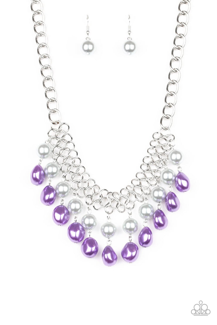 5th Avenue Fleek-Purple Necklace