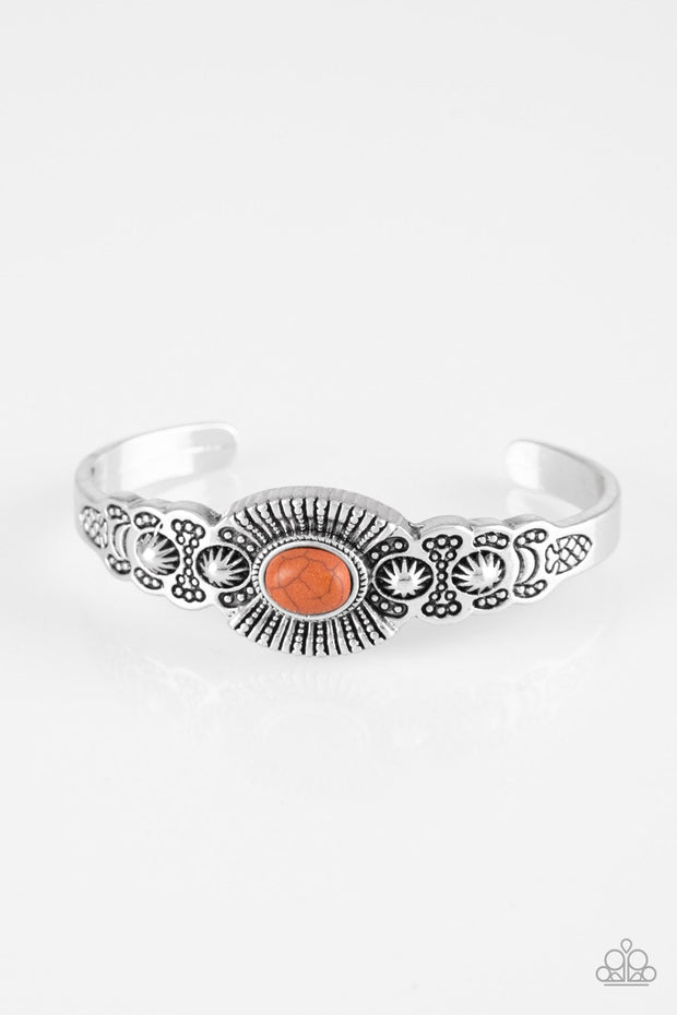 Wide Open Mesas-Orange Bracelet