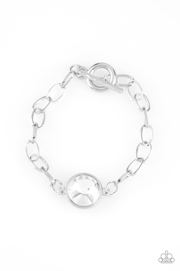 All Aglitter-White Bracelet
