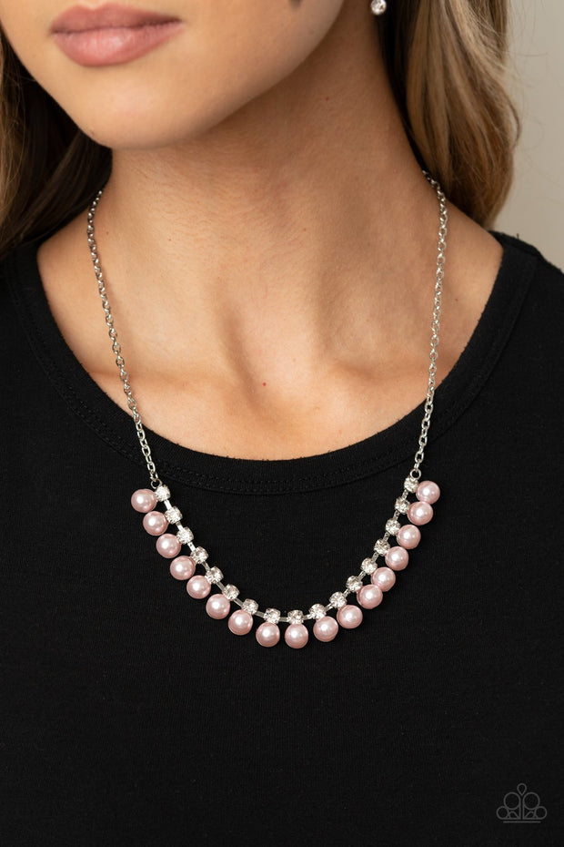 Frozen in TIMELESS-Pink Necklace