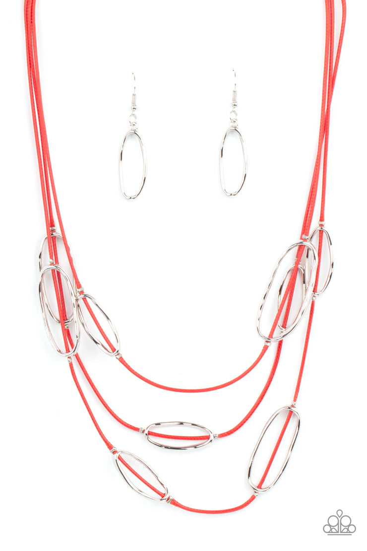 Check Your CORD-inates-Red Necklace