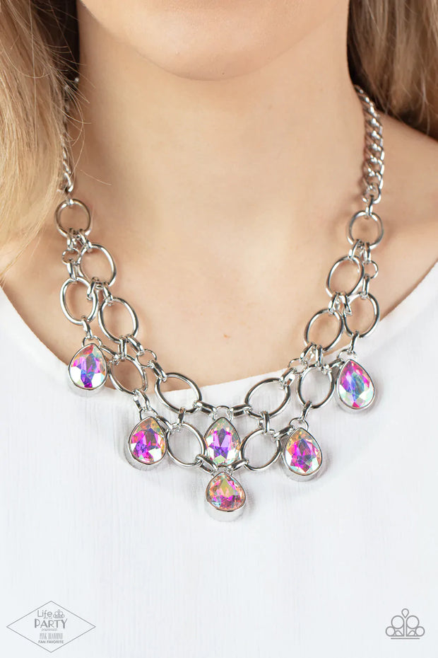 Show Stopping Shimmer-Light Multi Necklace