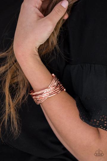 See A Pattern Copper Bracelet