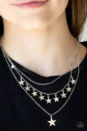 Americana Girl Silver Necklace