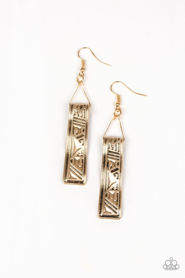 Ancient Artisan Gold Earrings