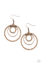 Bodaciously Bubbly Copper Earring