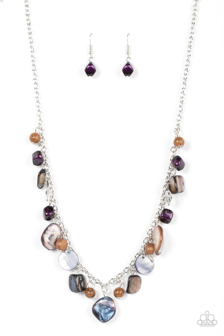 Caribbean Charisma Purple Necklace