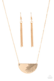 Cool, PALM, and Collected Gold Necklace