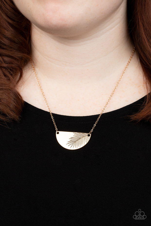 Cool, PALM, and Collected Gold Necklace