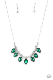 Crown Jewel Couture Green Necklace