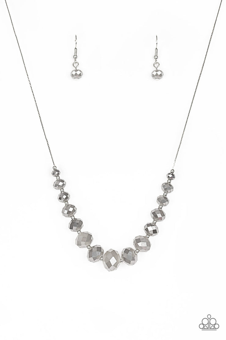 Crystal Carriages Silver Necklace