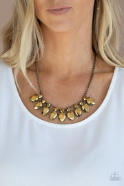 Extra Enticing Brass Necklace