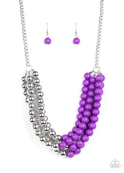 Layer After Layer Purple Necklace