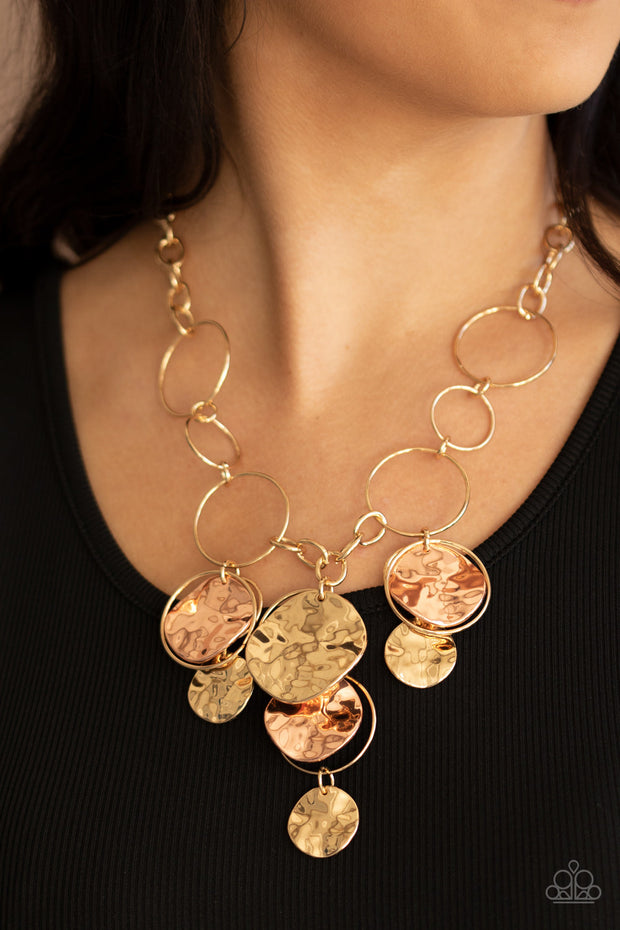 Learn The HARDWARE Way Copper Necklace