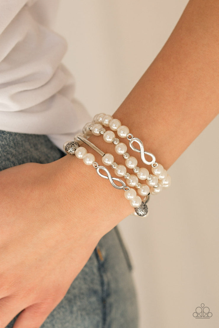 Limitless Luxury White Bracelet