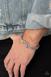 Nautical Grunge Silver Bracelet