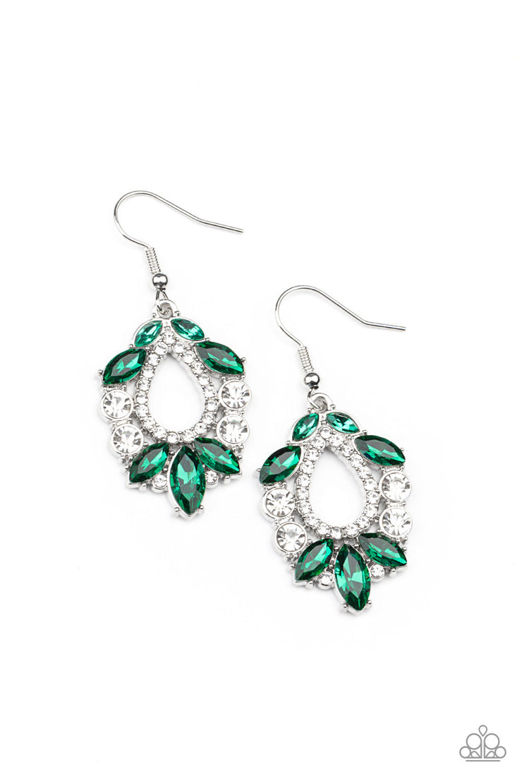 New Age Noble Green Earring