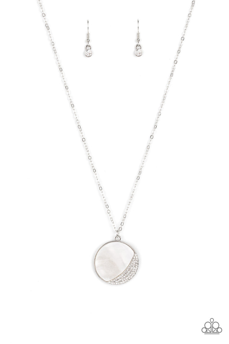 Oceanic Eclipse White Necklace