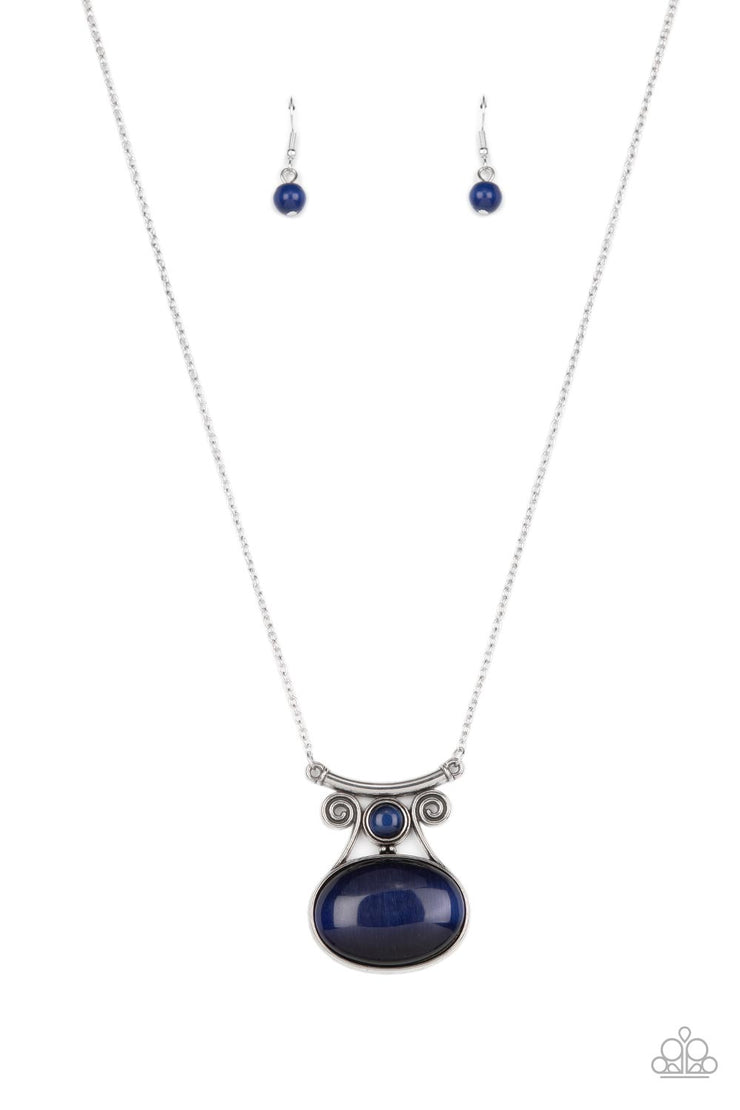 One DAYDREAM at a Time Blue Necklace