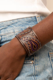 Paisley Pioneer - Purple Urban Bracelet