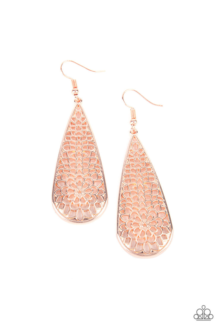 Posy Pasture Rose Gold Earring