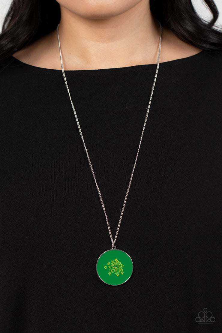 Prairie Picnic Green Necklace