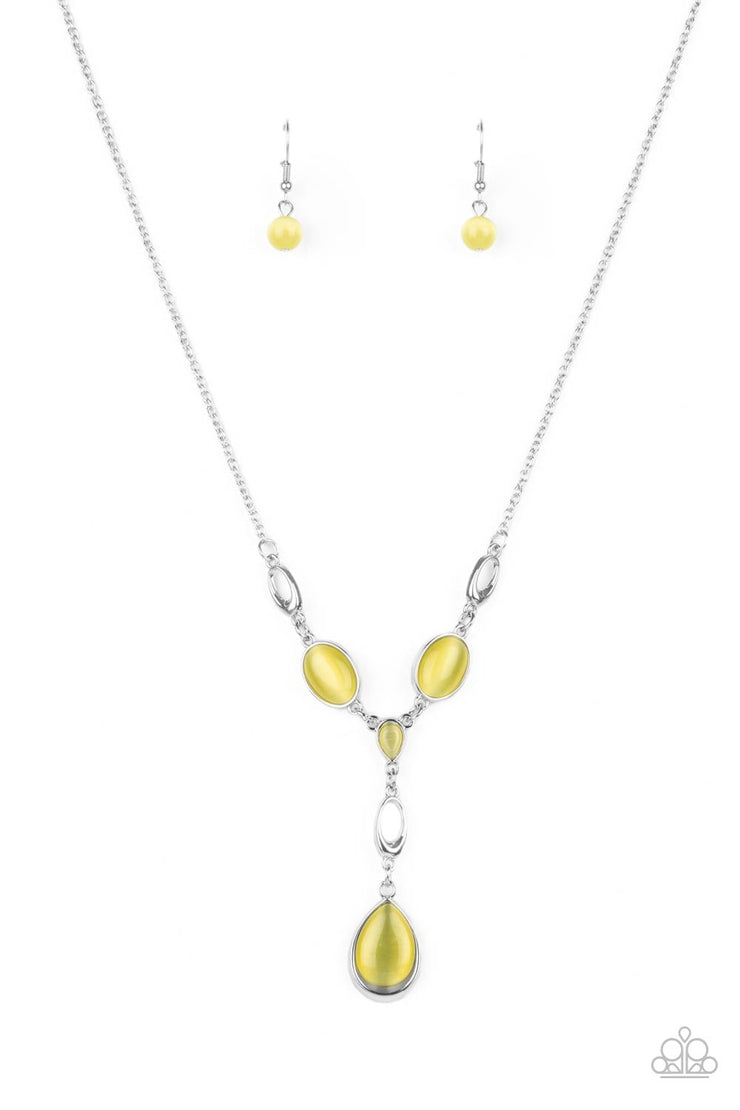 Ritzy Refinement Yellow Necklace