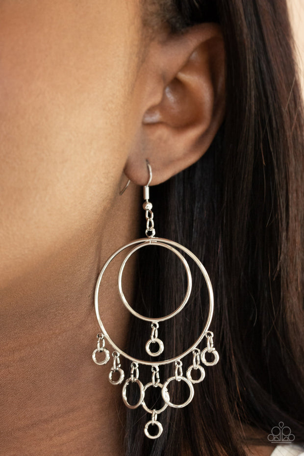 Roundabout Radiance Silver Earring