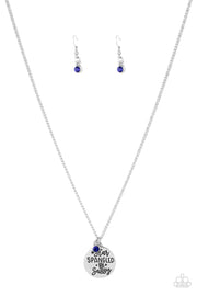 Star Spangled Sass Blue Necklace