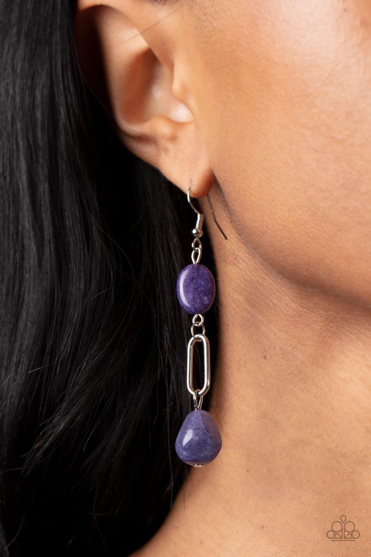 Stone Apothecary Purple Earring