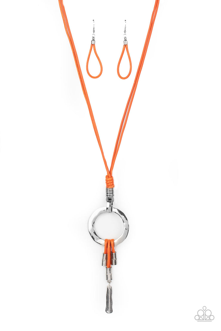 Tranquil Artisan Orange Necklace