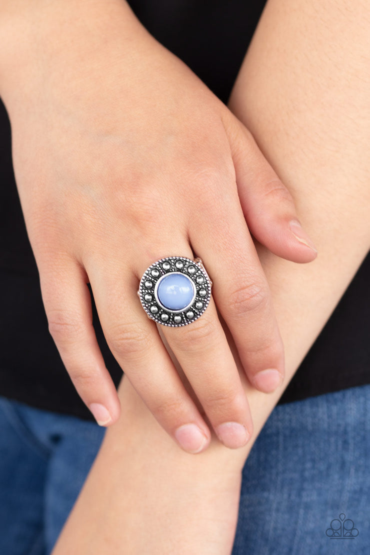 Treasure Chest Shimmer Blue Ring