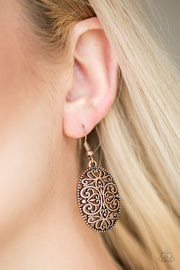 Whistfully Whimsical Copper Earring